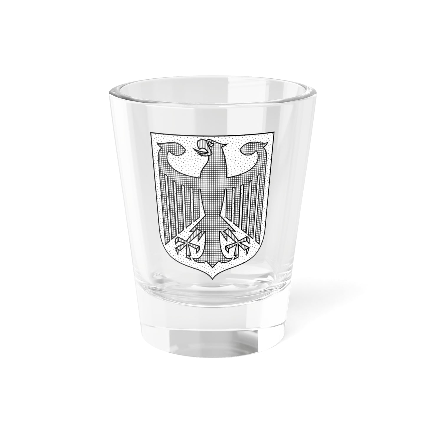 Coat of arms of Germany hatched (Germany) (Coat of Arms) Shot Glass 1.5oz