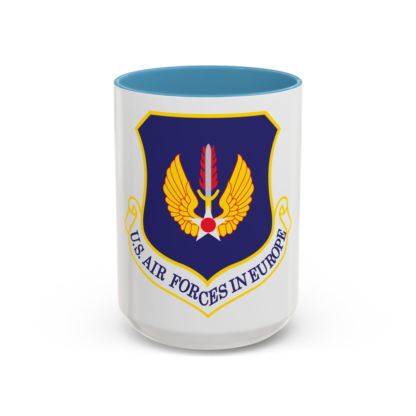 USAF in Europe (U.S. Air Force) Accent Coffee Mug