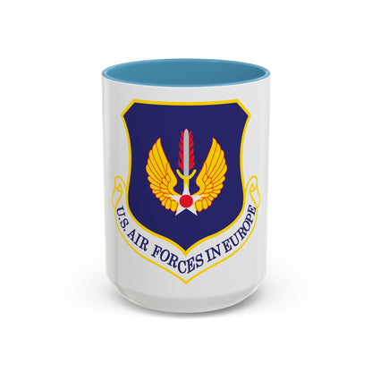 USAF in Europe (U.S. Air Force) Accent Coffee Mug