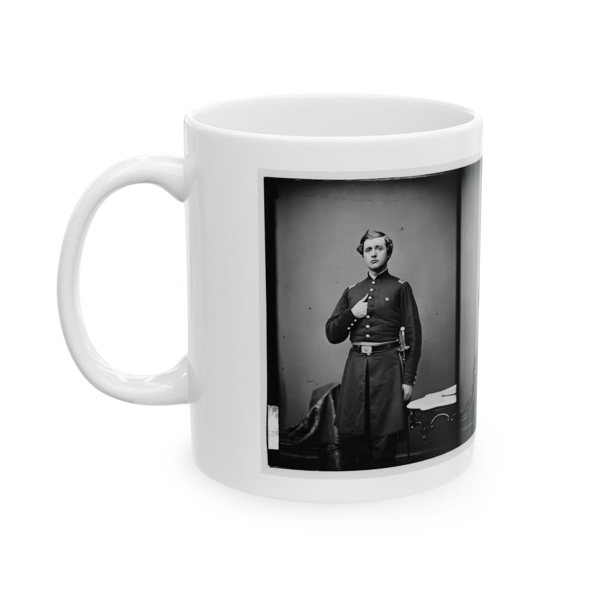 Adj. L.C. Parmalee, 2nd U.S. Sharpshooter (U.S. Civil War) White Coffee Mug