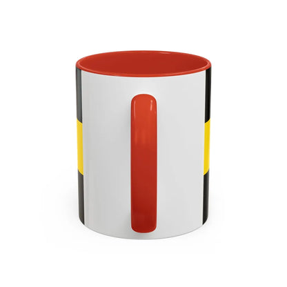 Flag of Amberg Germany - Accent Coffee Mug-Go Mug Yourself