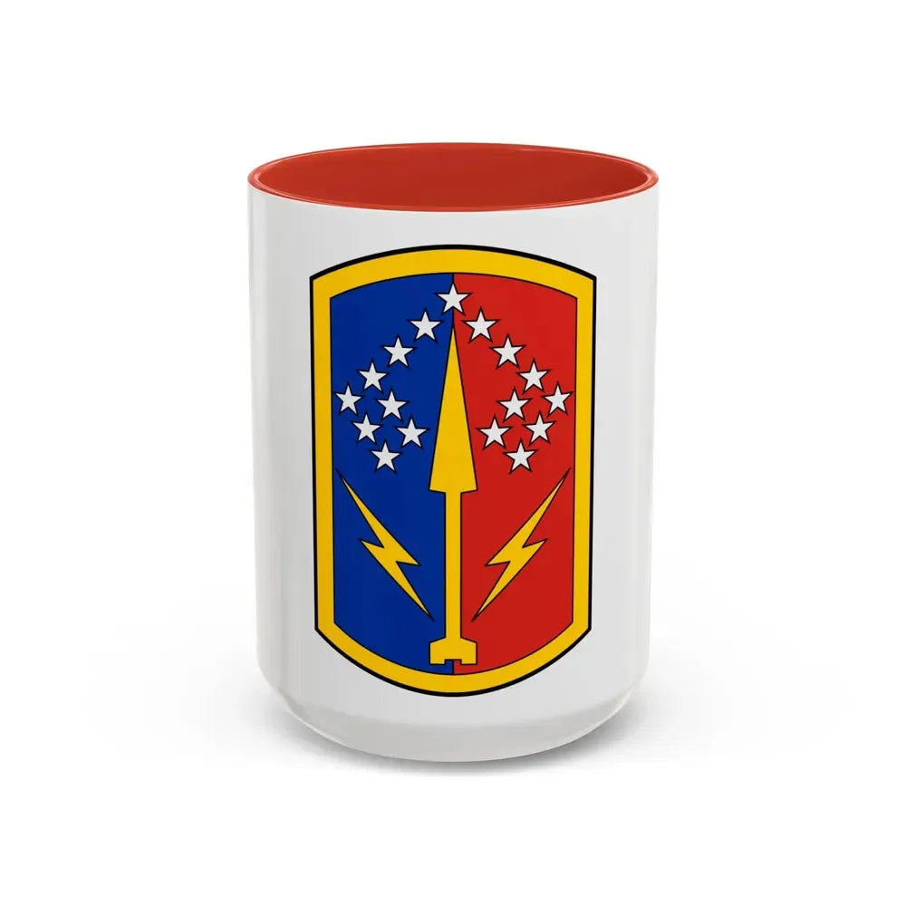 174th Air Defense Artillery Brigade (U.S. Army) Accent Coffee Mug 15oz Red - Go Mug Yourself