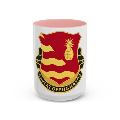 174th Air Defense Artillery Regiment (U.S. Army) Accent Coffee Mug 15oz Pink - Go Mug Yourself
