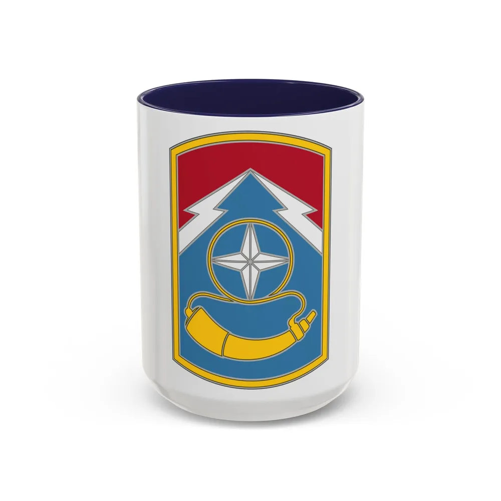 174TH INFANTRY BRIGADE (U.S. Army) Accent Coffee Mug-15oz-Navy-Go Mug Yourself