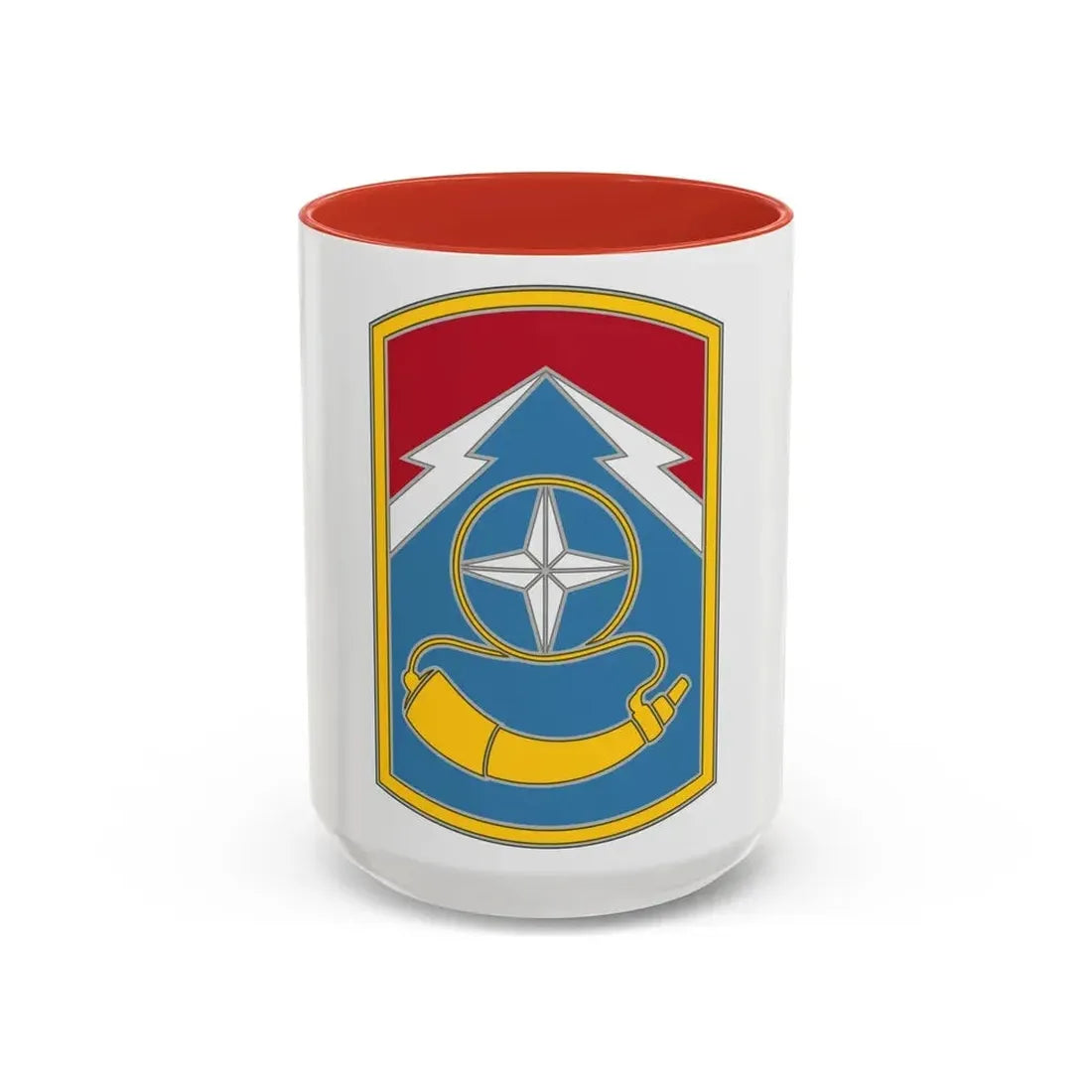174TH INFANTRY BRIGADE (U.S. Army) Accent Coffee Mug 15oz Red - Go Mug Yourself