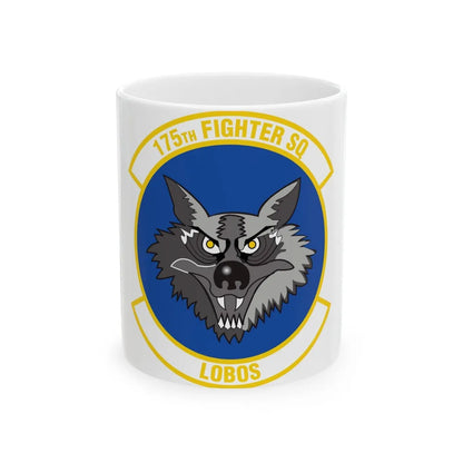 175 Fighter Squadron (U.S. Air Force) White Coffee Mug-11oz-Go Mug Yourself