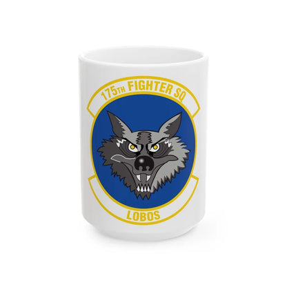 175 Fighter Squadron (U.S. Air Force) White Coffee Mug-15oz-Go Mug Yourself