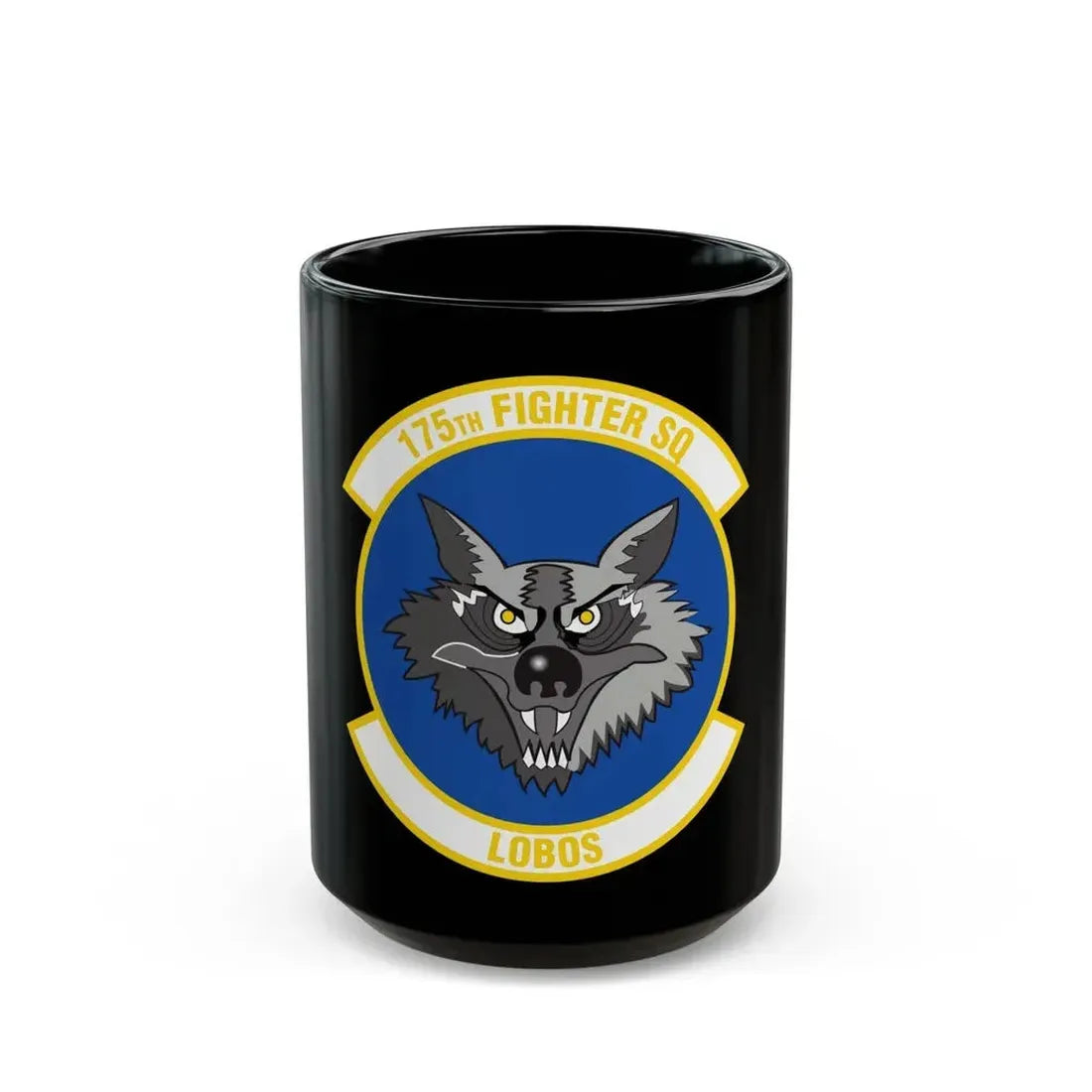 175 Fighter Squadron (U.S. Air Force) Black Coffee Mug 15oz - Go Mug Yourself