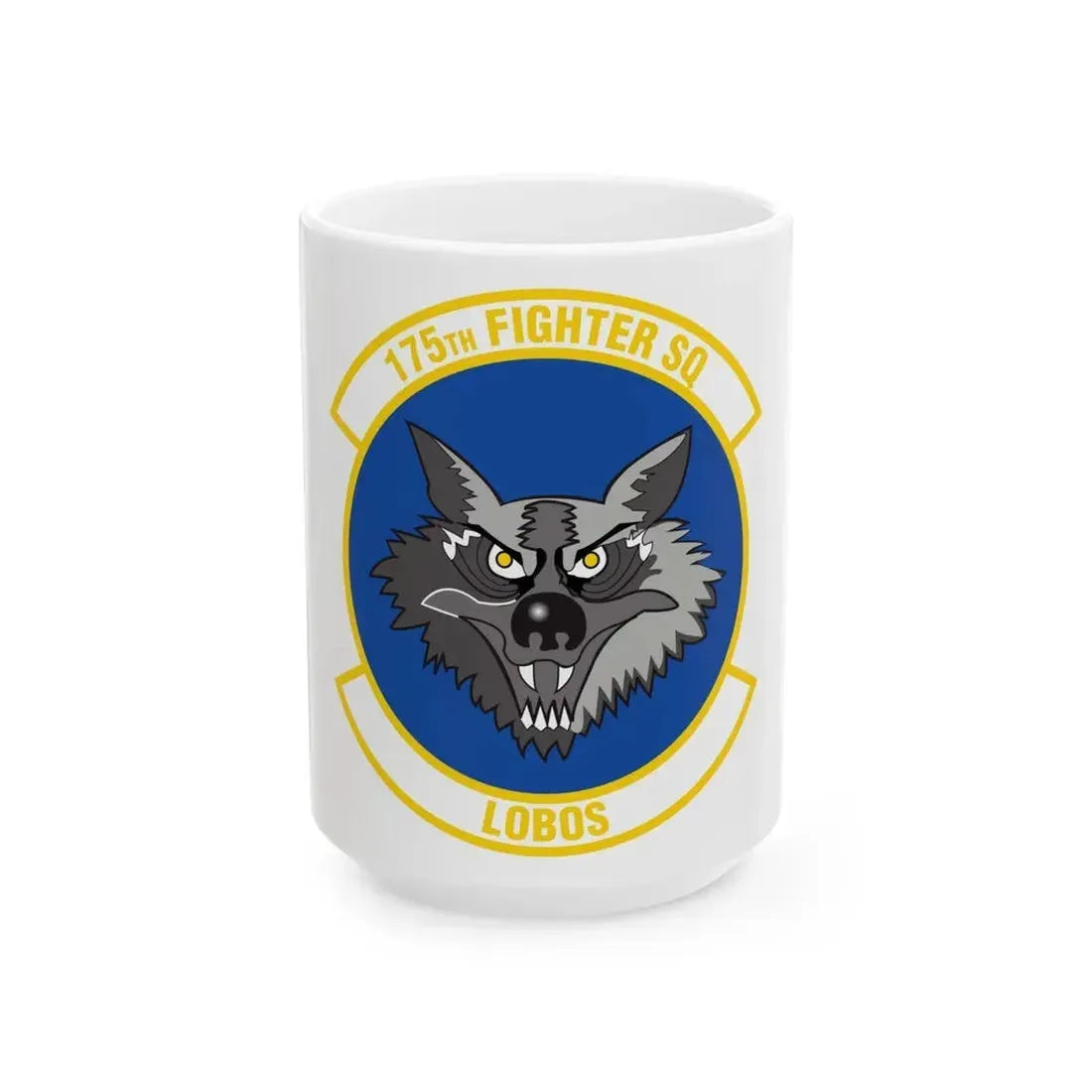 175 Fighter Squadron (U.S. Air Force) White Coffee Mug 15oz - Go Mug Yourself