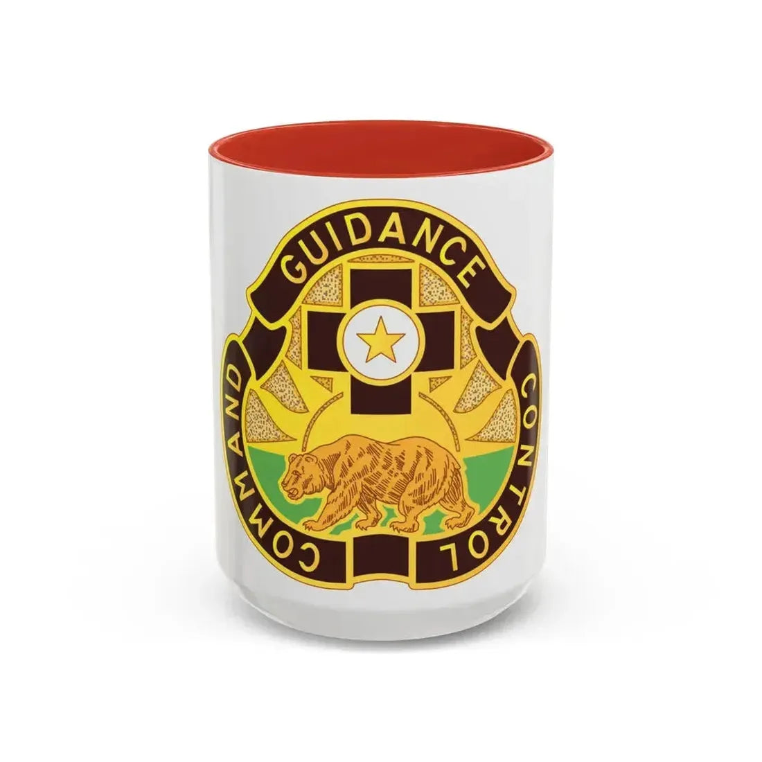 175 Medical Brigade 2 (U.S. Army) Accent Coffee Mug 15oz Red - Go Mug Yourself