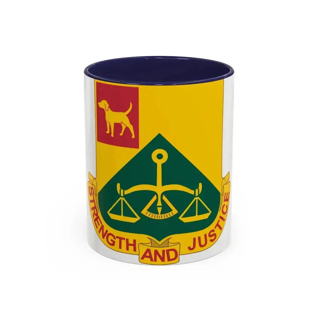 175 Military Police Battalion (U.S. Army) Accent Coffee Mug 11oz Navy - Go Mug Yourself