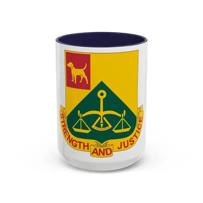 175 Military Police Battalion (U.S. Army) Accent Coffee Mug 15oz Navy - Go Mug Yourself