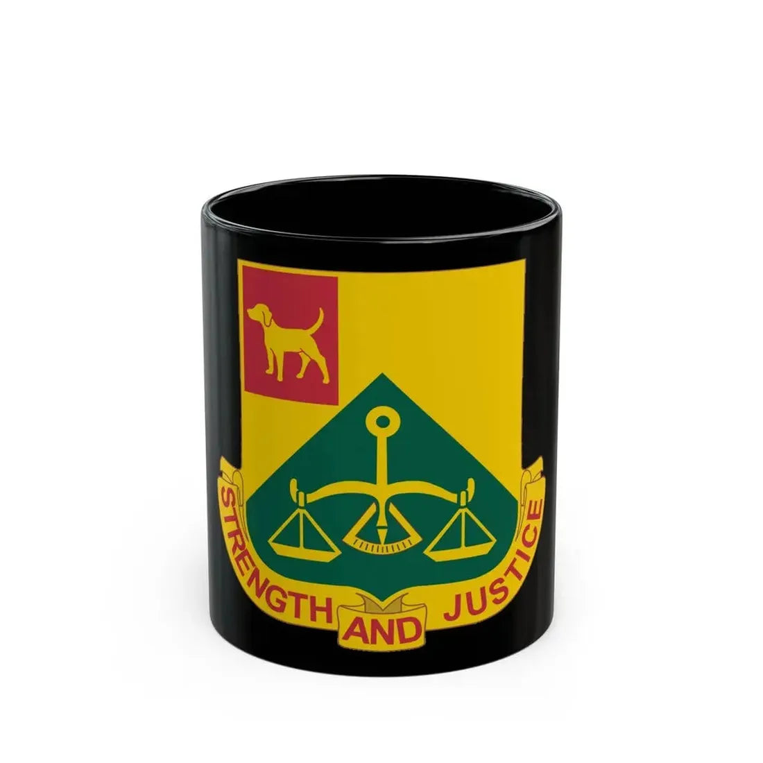 175 Military Police Battalion (U.S. Army) Black Coffee Mug 11oz - Go Mug Yourself