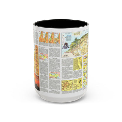 Middle East - The Peoples 2 (1972) (Map) Accent Coffee Mug