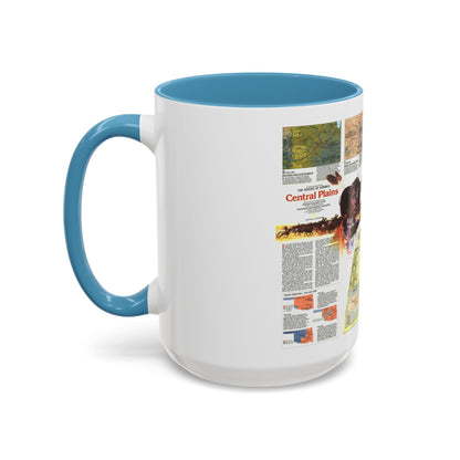 USA - Central Plains 2 (1985) (Map) Accent Coffee Mug