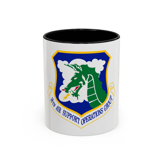 18 Air Support Operations Group ACC (U.S. Air Force) Accent Coffee Mug