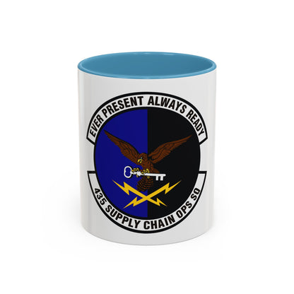 435th Supply Chain Operations Squadron (U.S. Air Force) Accent Coffee Mug