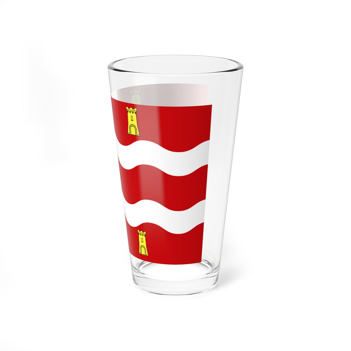 Drapeau fr departement Deux-Sevres (France) Pint Glass 16oz
