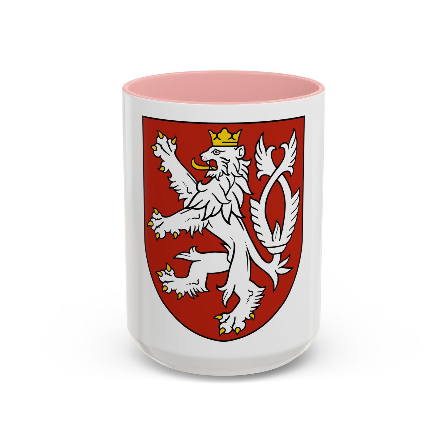 Small coat of arms of the Czech Republic - Accent Coffee Mug
