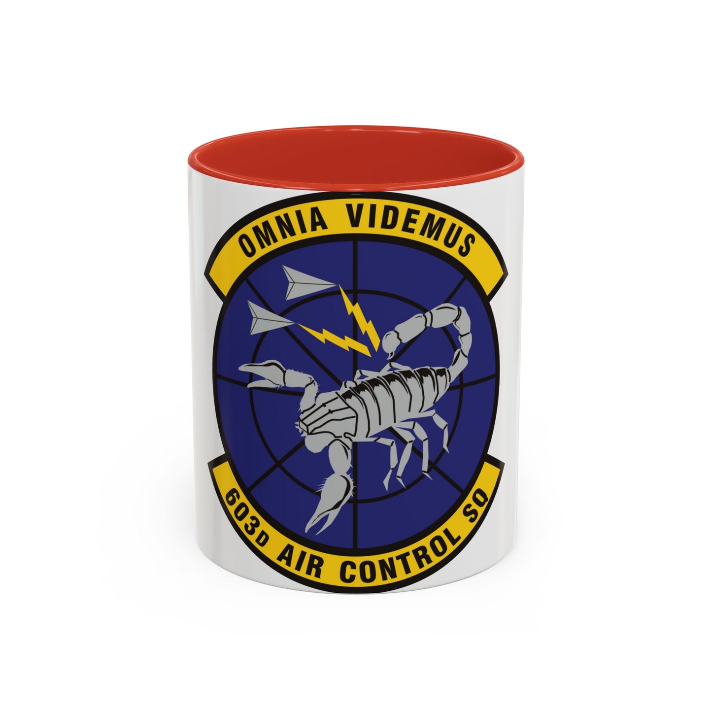 603d Air Control Squadron (U.S. Air Force) Accent Coffee Mug