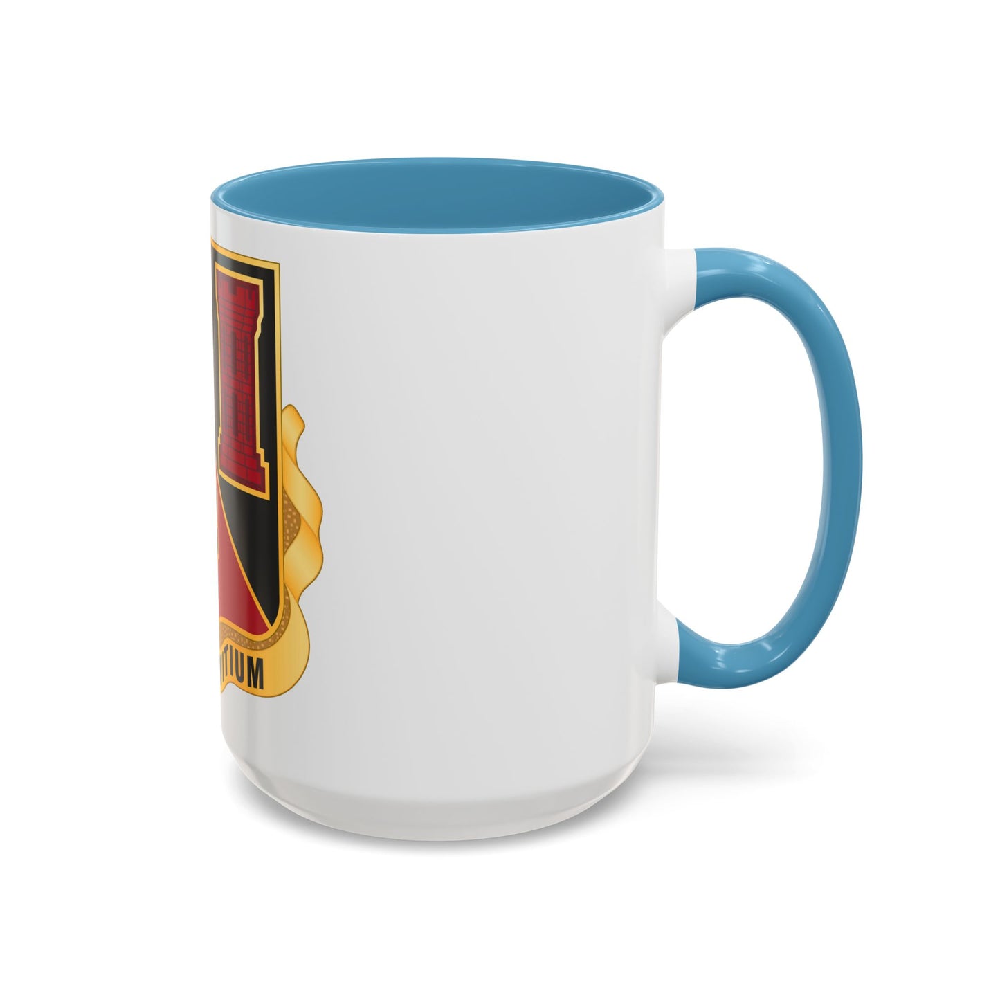128 Engineer Battalion Nebraska National Guard (U.S. Army) Accent Coffee Mug