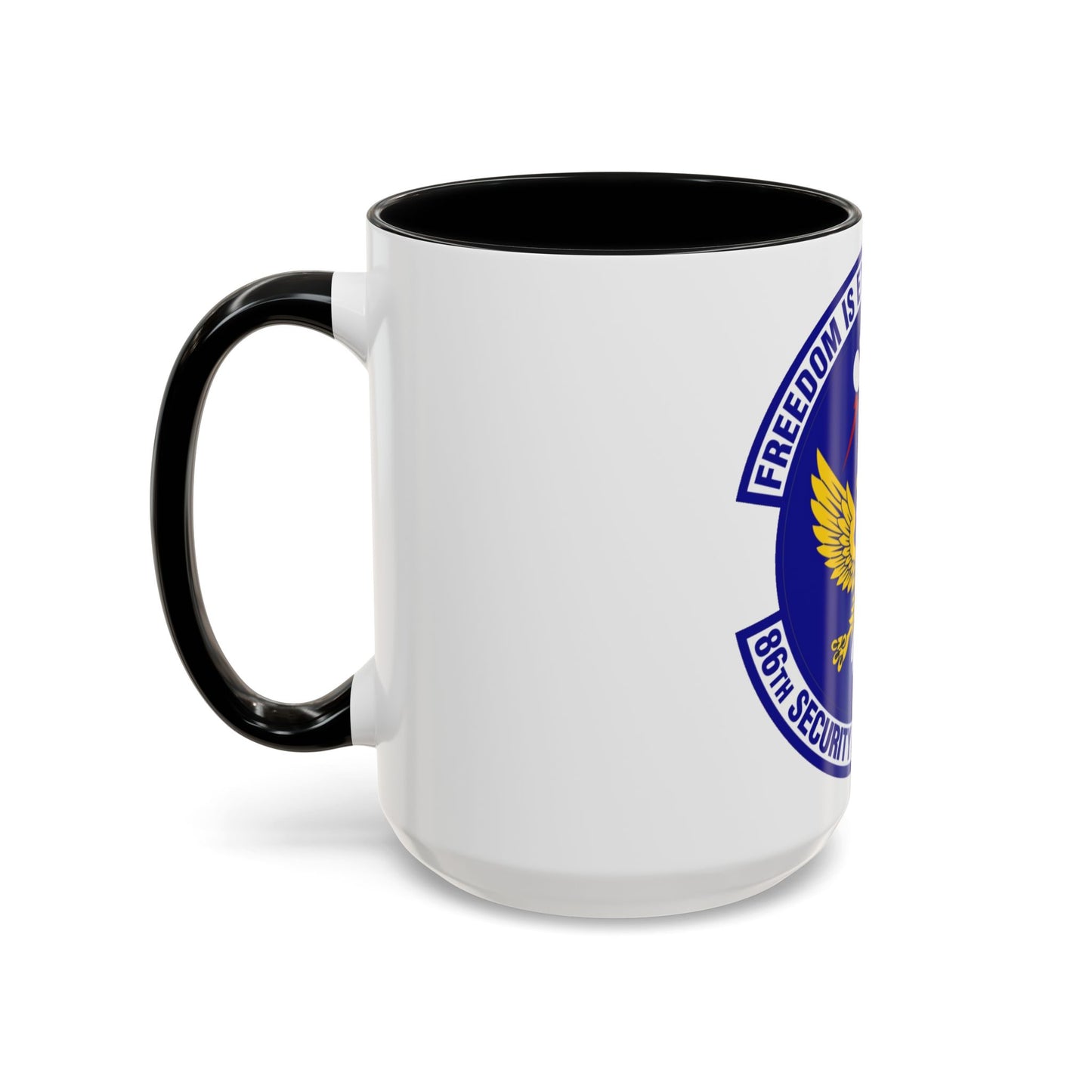 86 Security Forces Squadron USAFE (U.S. Air Force) Accent Coffee Mug