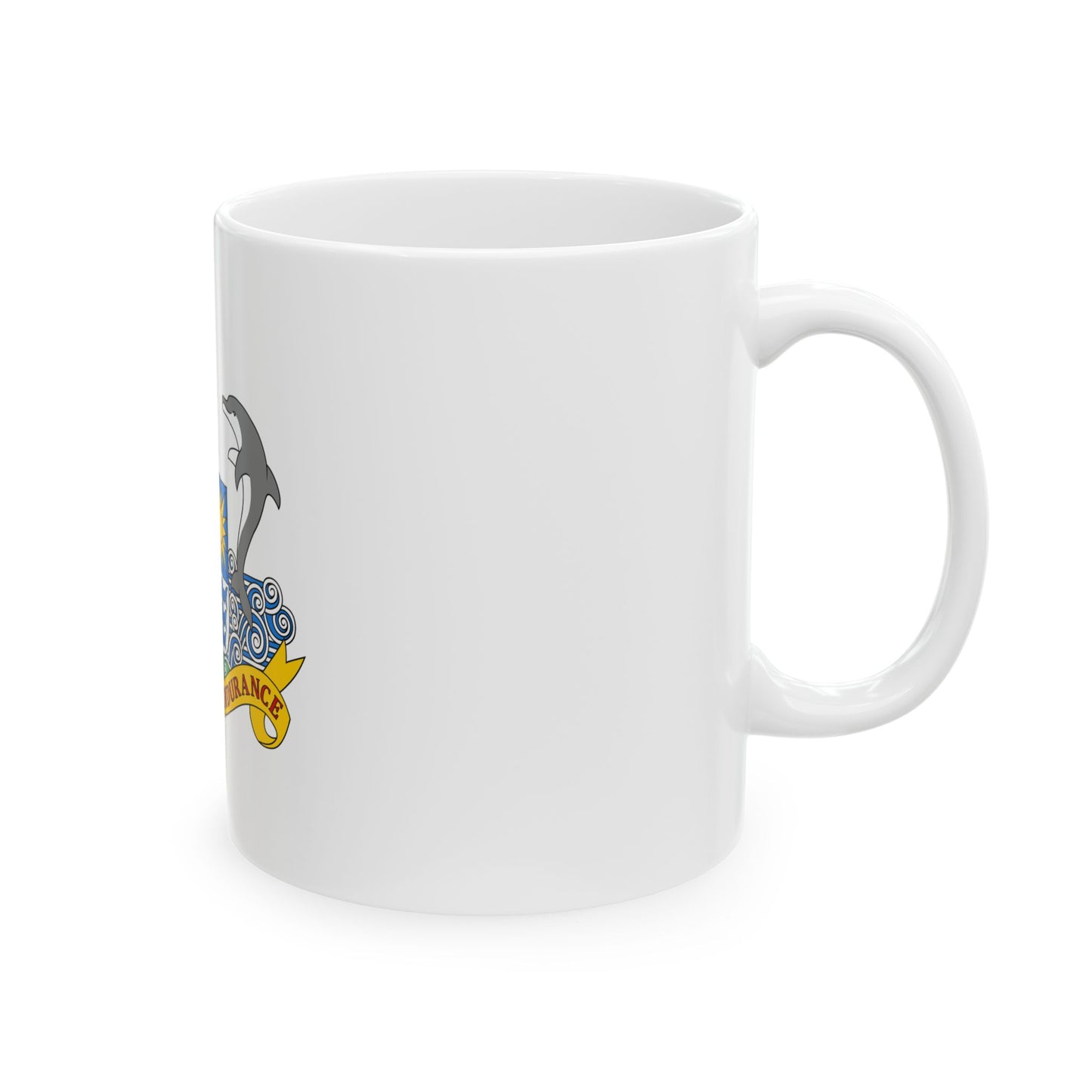 Coat of arms of Anguilla 1967-1980 - White Coffee Mug