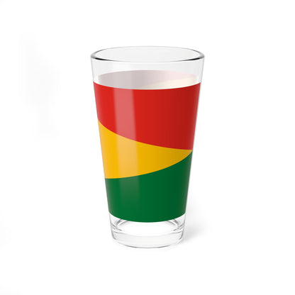 Flag of Gyorvar (Hungary) Pint Glass 16oz