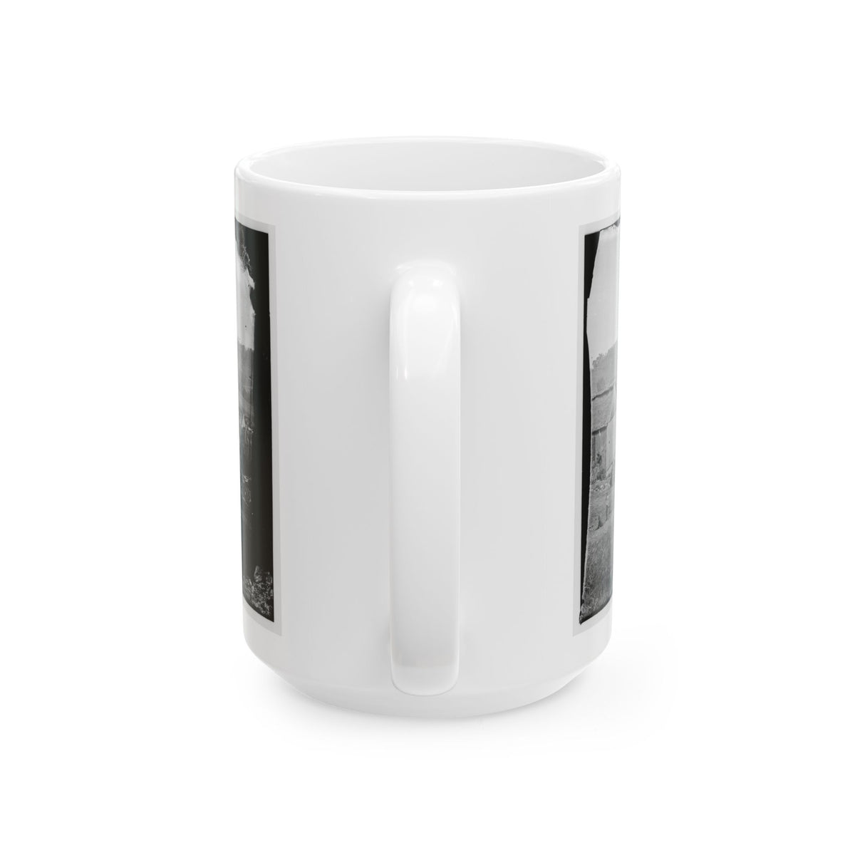 Keedysville, Md., Vicinity.  Smith's Barn, Used As A Hospital After The Battle Of Antietam (U.S. Civil War) White Coffee Mug