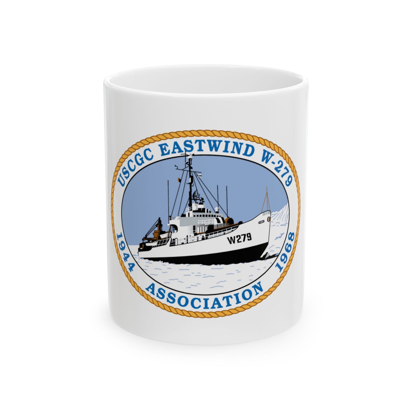 USCG Eastwind W 279 (U.S. Coast Guard) White Coffee Mug