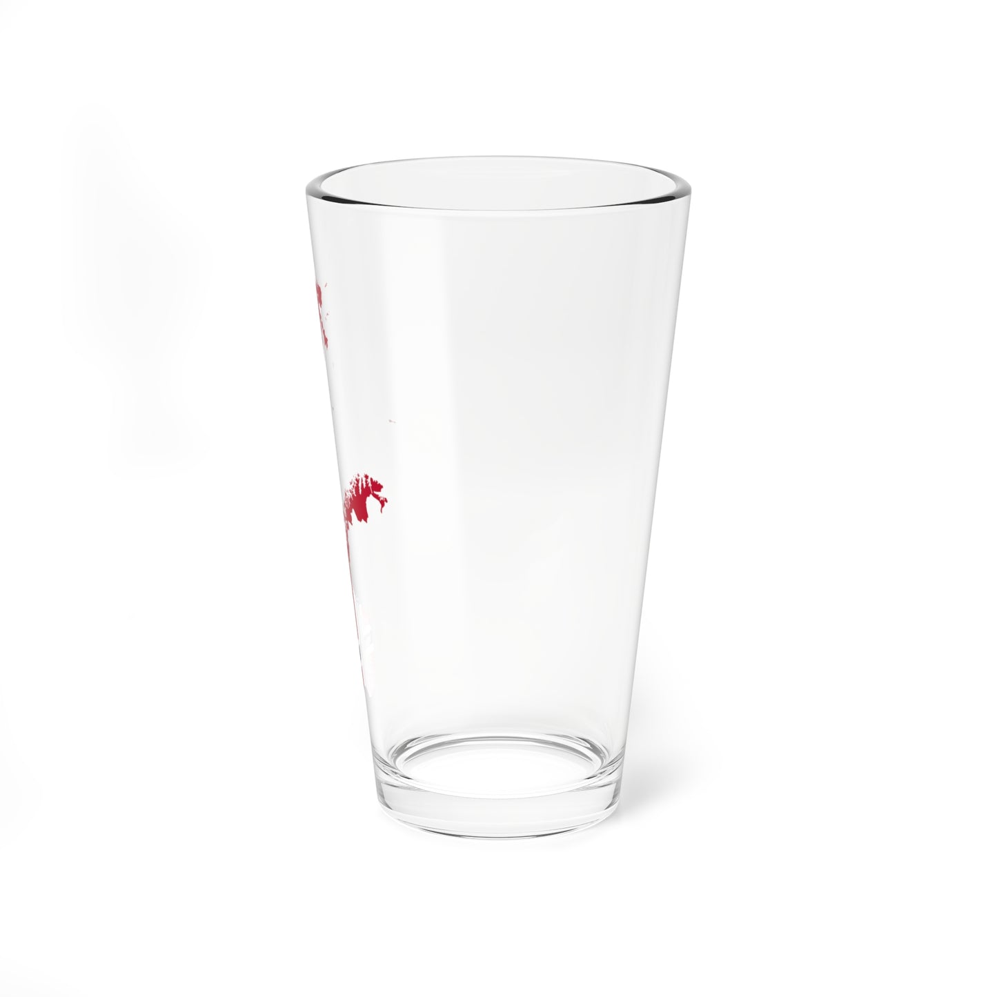 Flag-map of Norway  (Norway) Pint Glass 16oz