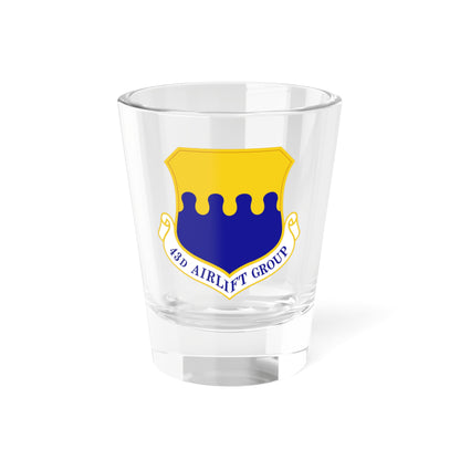 43d Airlift Group (U.S. Air Force) Shot Glass 1.5oz