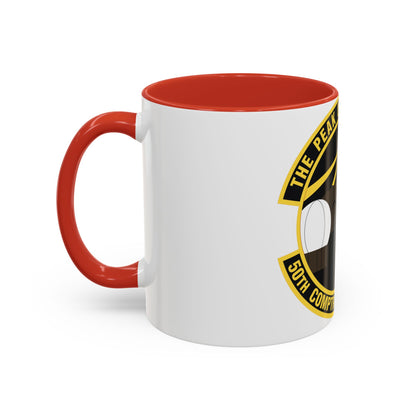 50th Comptroller Squadron (U.S. Air Force) Accent Coffee Mug