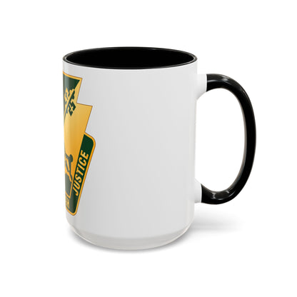 165 Military Police Pennsylvania National Guard (U.S. Army) Accent Coffee Mug