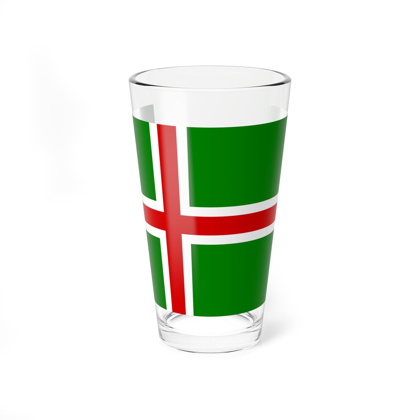 Flag of Smaland 5-8 (Sweden) Pint Glass 16oz