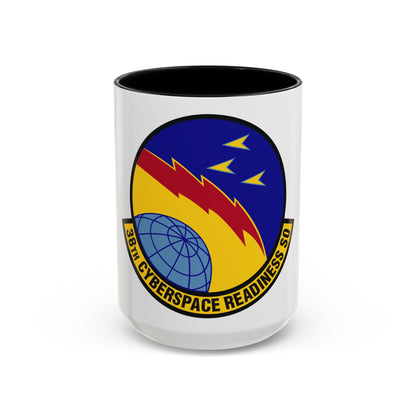 38th Cyberspace Readiness Squadron (U.S. Air Force) Accent Coffee Mug