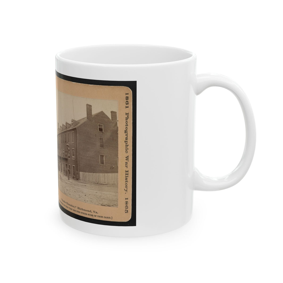 Castle Thunder , Richmond, Va. (U.S. Civil War) White Coffee Mug
