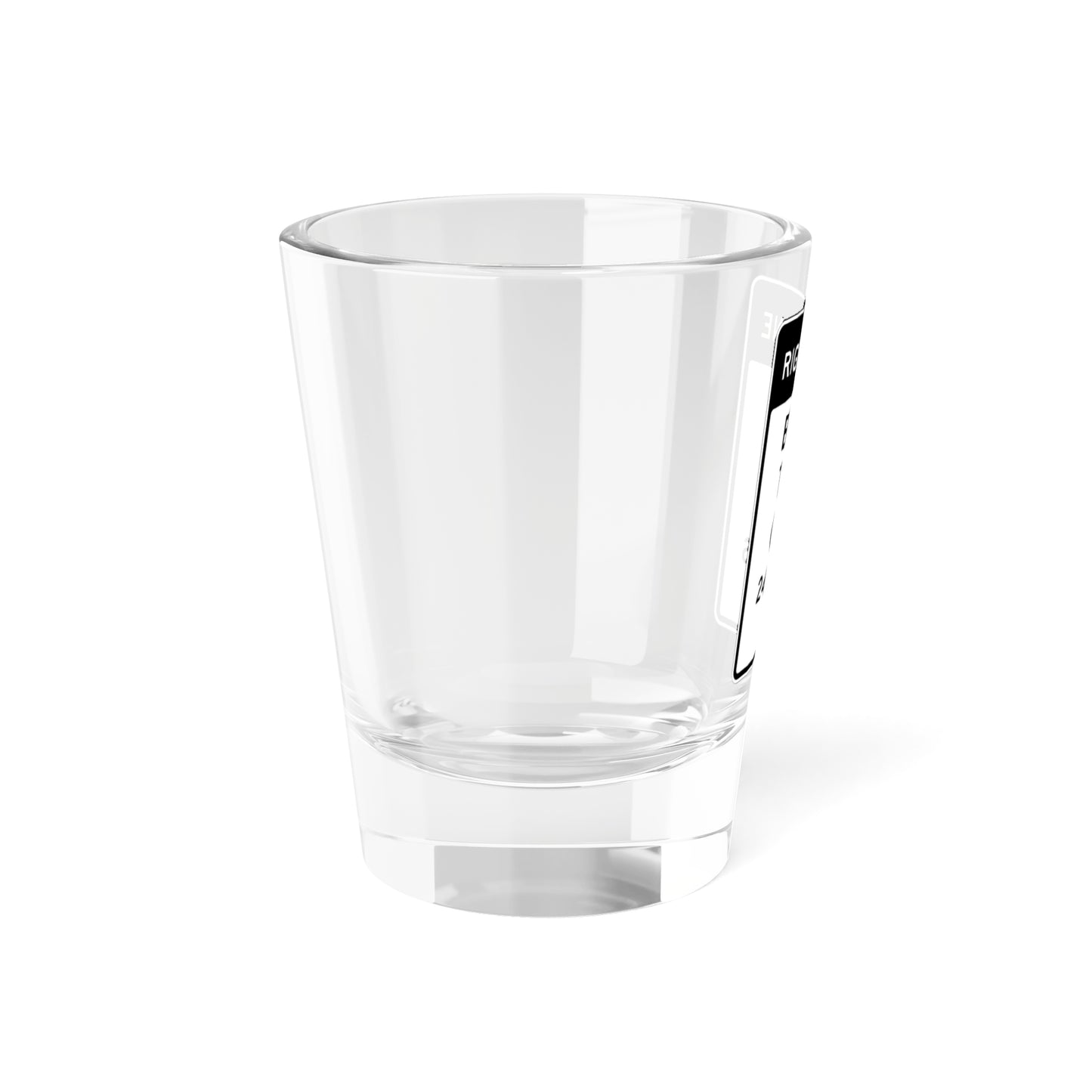 MUTCD-CA SR60-9 (California) (Road Sign) Shot Glass 1.5oz