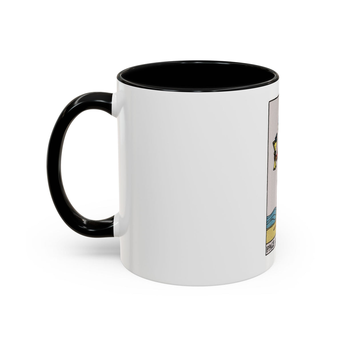 The Page of Cups (Tarot Card) Accent Coffee Mug