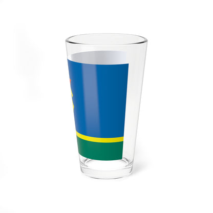 Flag of Iglinsky rayon (Russia) Pint Glass 16oz