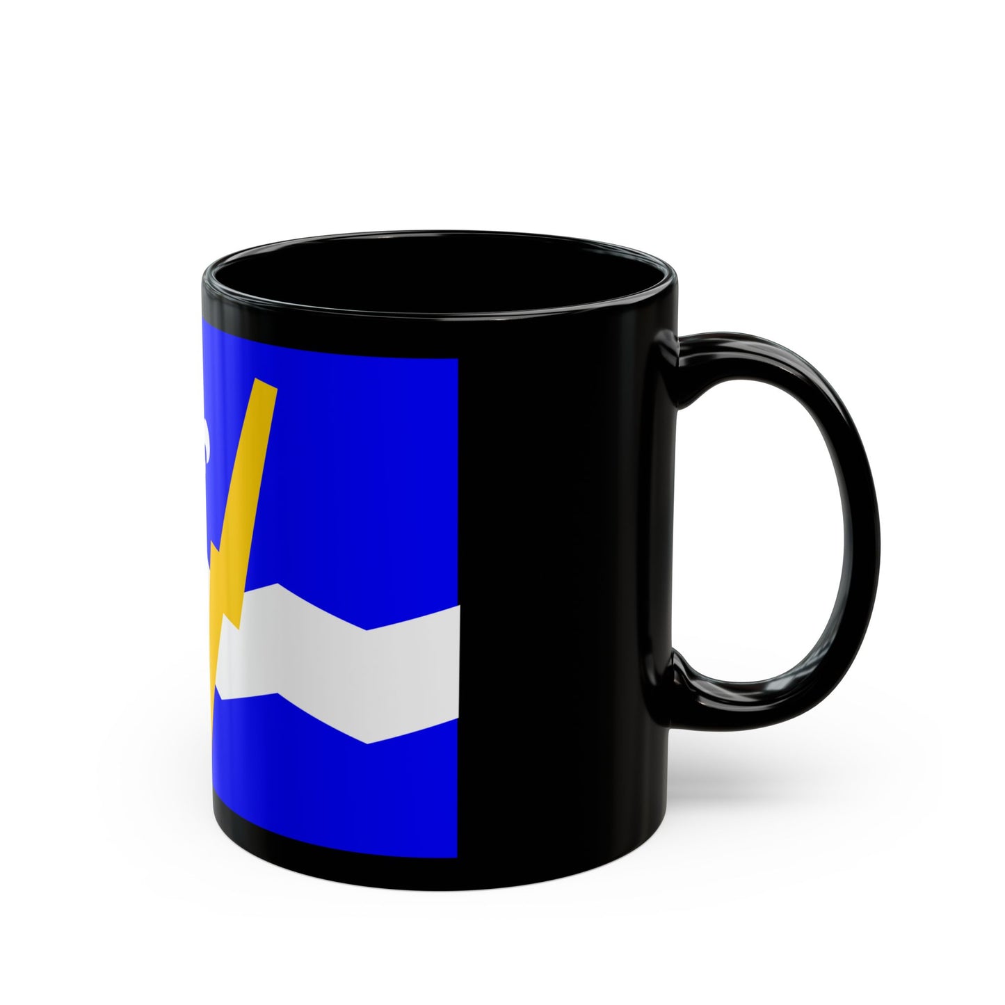 Flag of Shawinigan 1951 to 2009 Canada - Black Coffee Mug-Go Mug Yourself