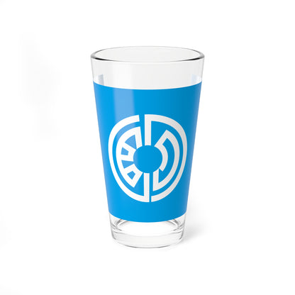 Flag of Oiwake Hokkaido 1958-2006 (Japan) Pint Glass 16oz