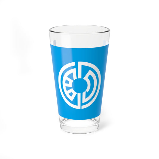 Flag of Oiwake Hokkaido 1958-2006 (Japan) Pint Glass 16oz