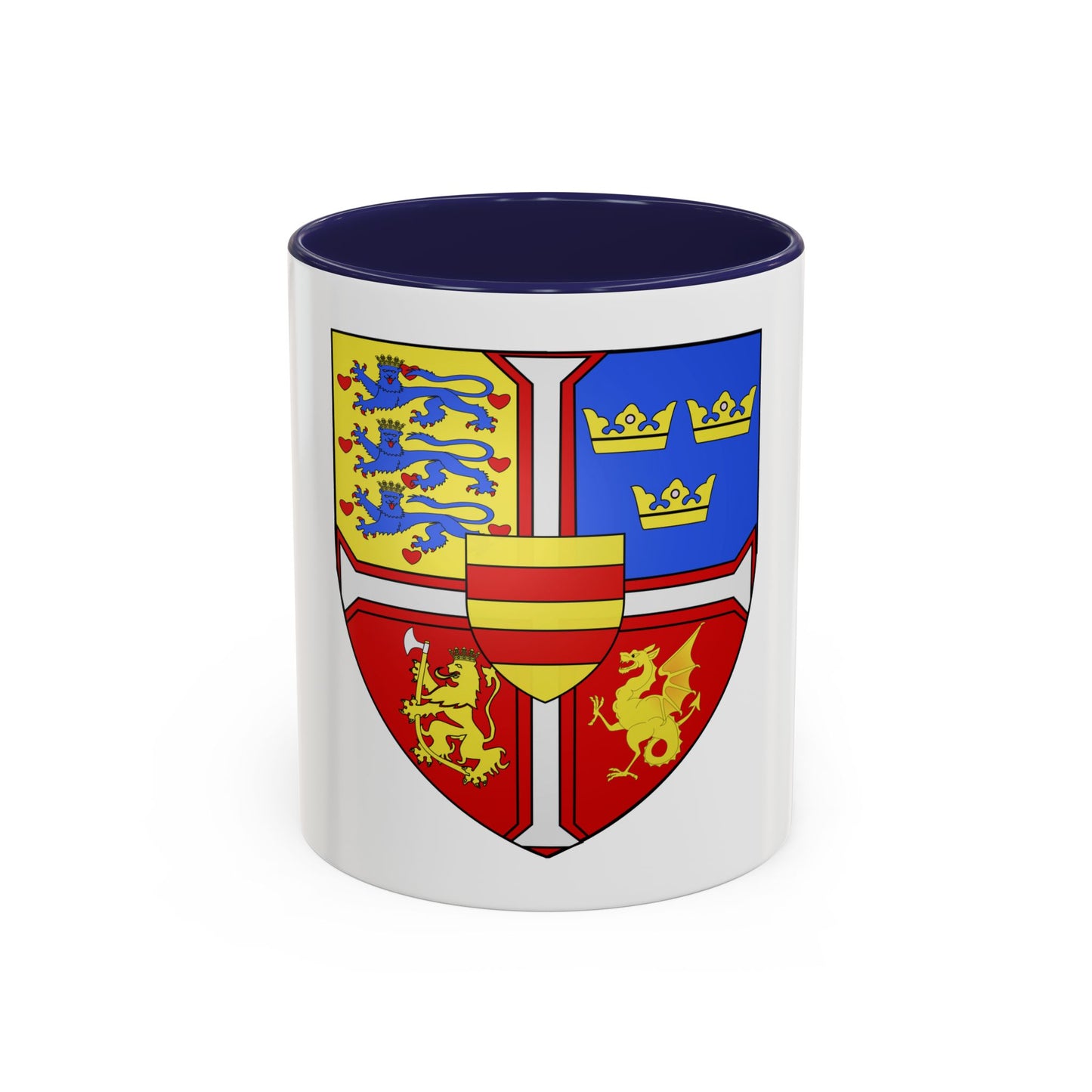 Christian I of Denmark Coat of Arms 1457-1460 - Accent Coffee Mug