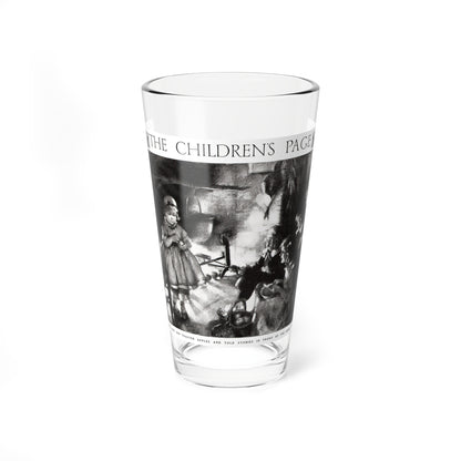 The Children's Page, The Youth's Companion, November 23, 1916 (Magazine Illustration) Pint Glass 16oz