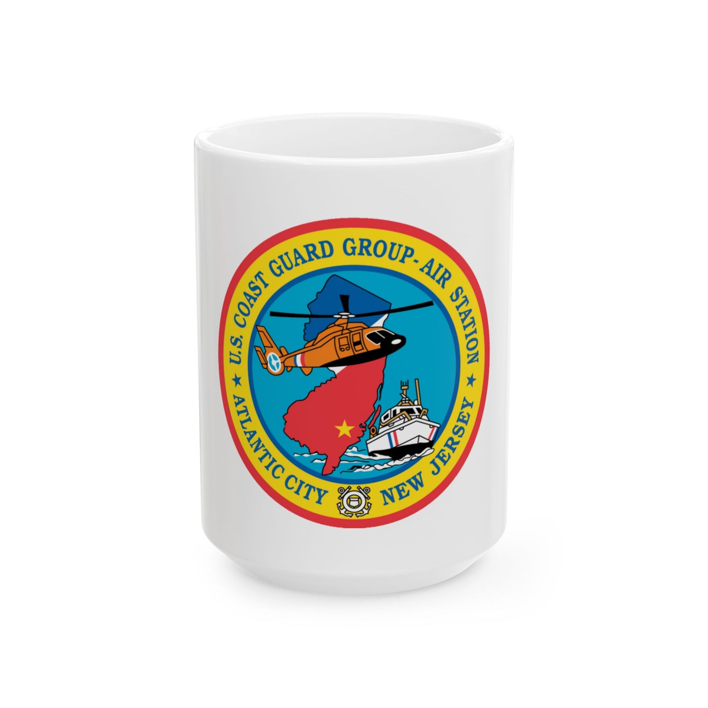 USCGC Group Air Station Atlantic City NJ (U.S. Coast Guard) White Coffee Mug