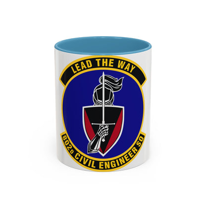 802d Civil Engineer Squadron (U.S. Air Force) Accent Coffee Mug