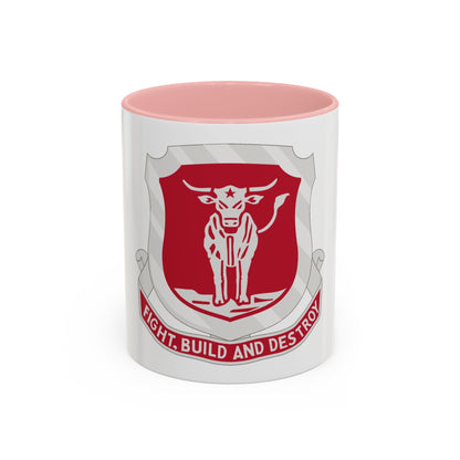 39 Engineer Battalion (U.S. Army) Accent Coffee Mug