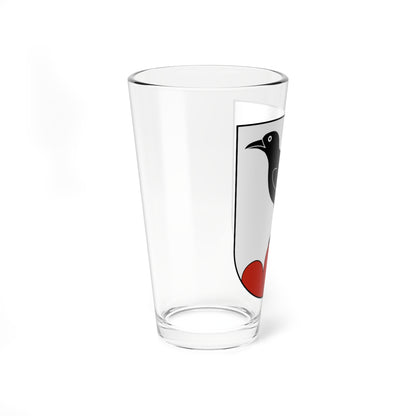 Untereggen-blazon (Switzerland) (Coat of Arms) Pint Glass 16oz