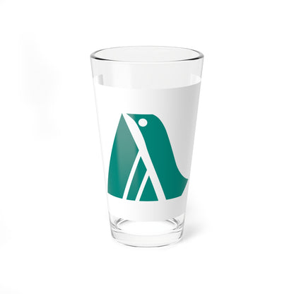 Flag of Atsubetsu Ward Sapporo Hokkaido (Japan) Pint Glass 16oz